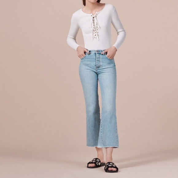 Maje flared cotton jeans - Picture 2 of 8